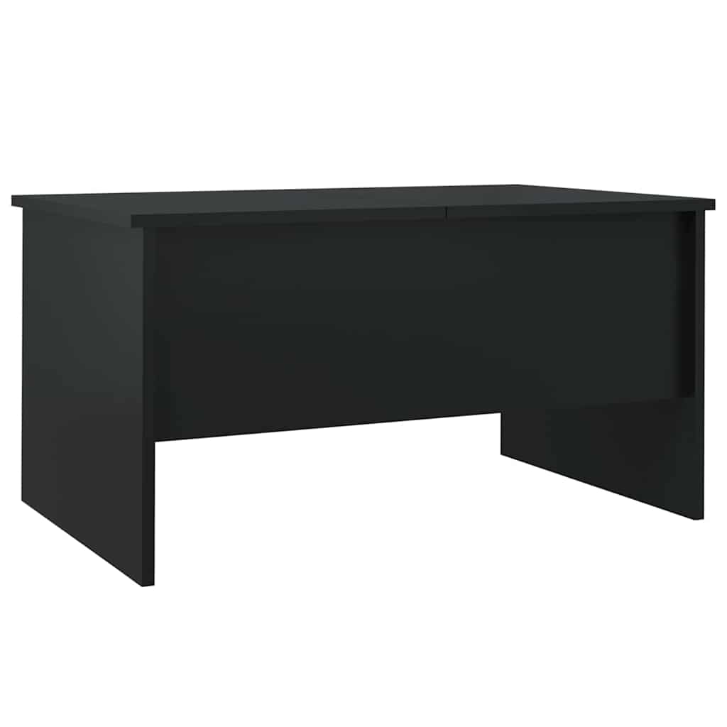 Coffee Table Black 80x50x42,5 cm Engineered Wood