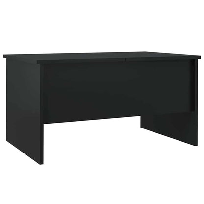 Coffee Table Black 80x50x42,5 cm Engineered Wood