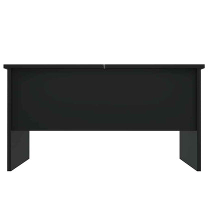 Coffee Table Black 80x50x42,5 cm Engineered Wood