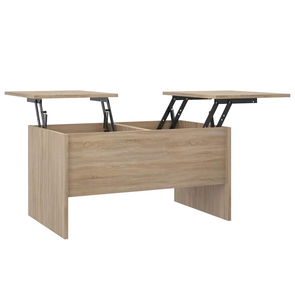 Coffee Table Sonoma Oak 80x50x42,5 cm Engineered Wood