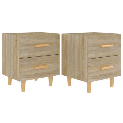 Bed Cabinets 2 pcs Sonoma Oak 40x35x47,5 cm