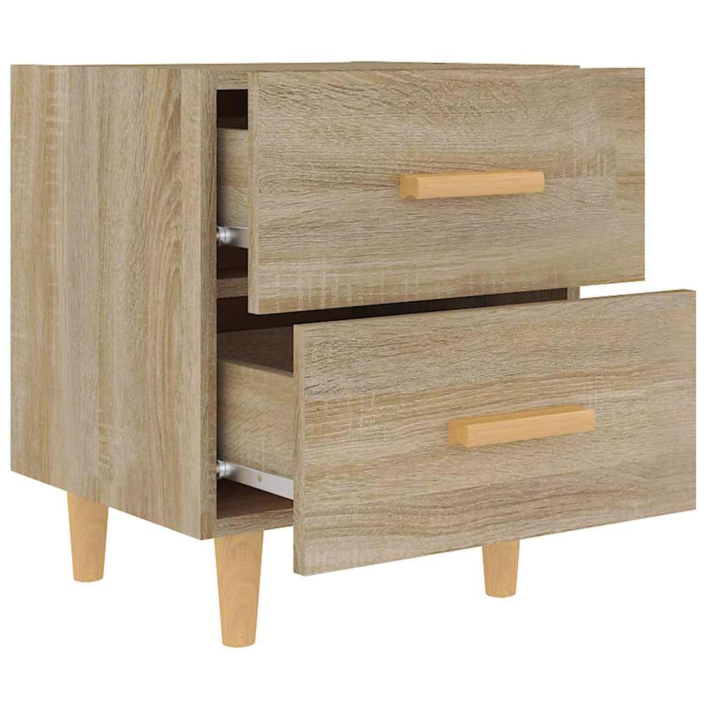 Bed Cabinets 2 pcs Sonoma Oak 40x35x47,5 cm