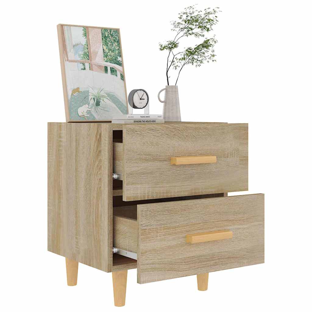 Bed Cabinets 2 pcs Sonoma Oak 40x35x47,5 cm
