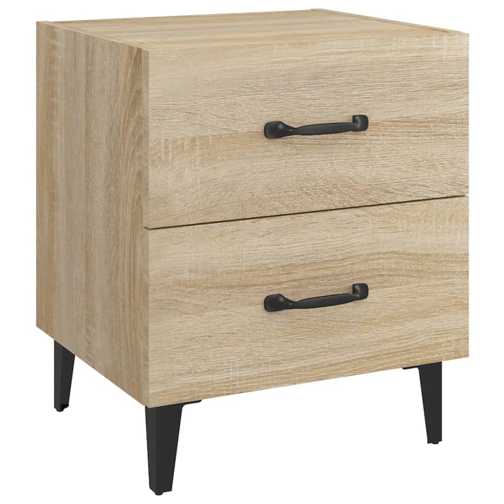 Bedside Cabinets 2 pcs Sonoma Oak 40x35x47.5 cm