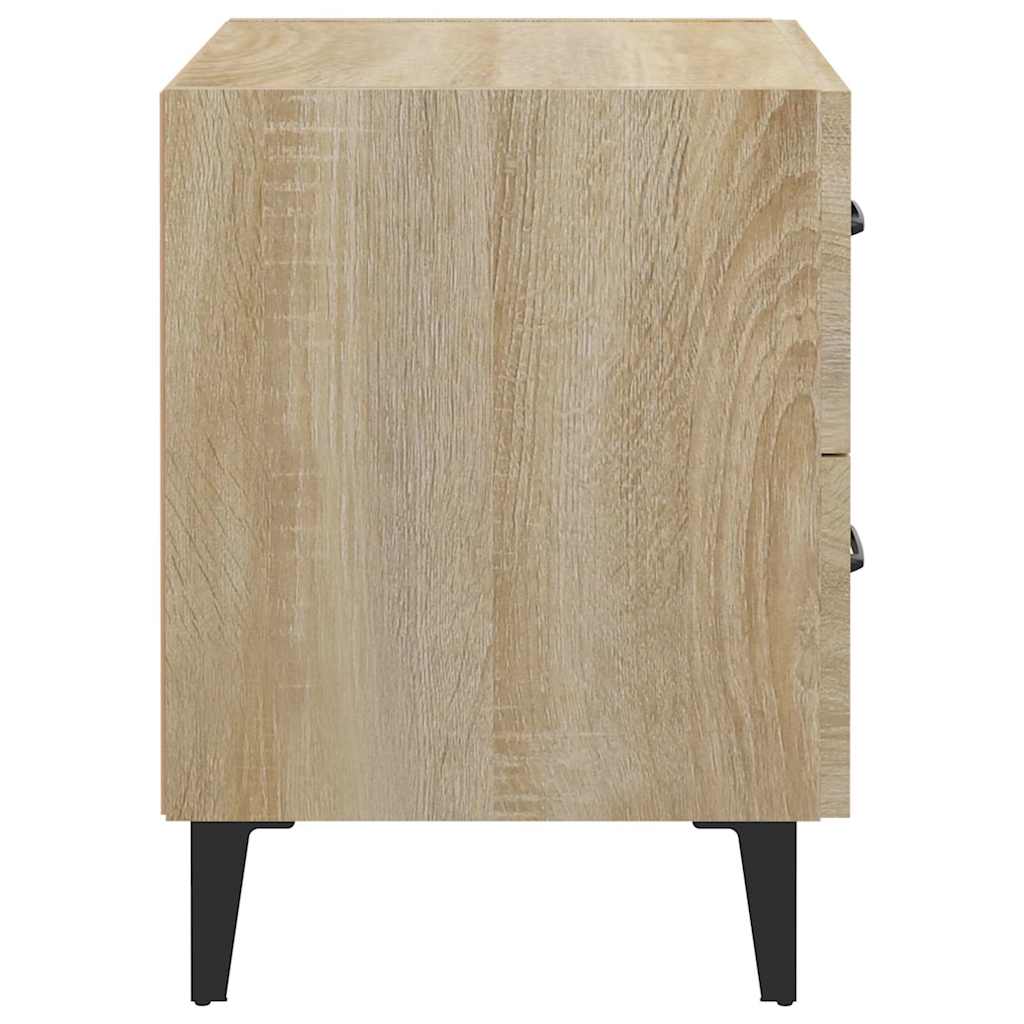 Bedside Cabinets 2 pcs Sonoma Oak 40x35x47,5 cm