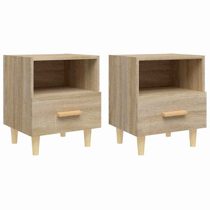 Bedside Cabinets 2 pcs Sonoma Oak 40x35x47 cm