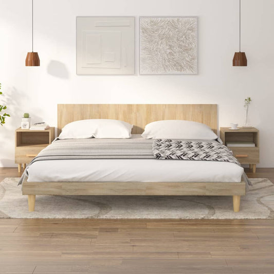 Bedside Cabinets 2 pcs Sonoma Oak 40x35x47 cm
