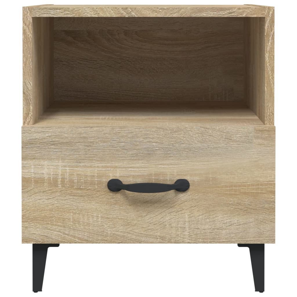Bedside Cabinet Sonoma Oak Engineered Wood