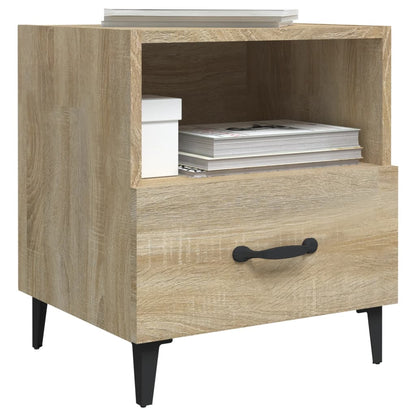 Bedside Cabinet Sonoma Oak Engineered Wood