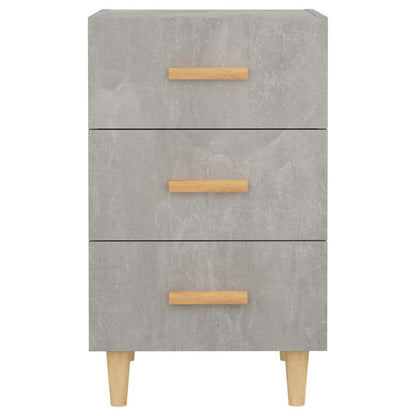 Bedside Cabinet Concrete Grey 40x40x66 cm Engineered Wood