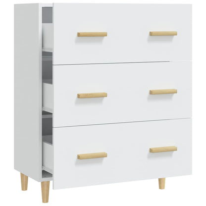 812150 vidaXL Sideboard White 70x34x90 cm Engineered Wood