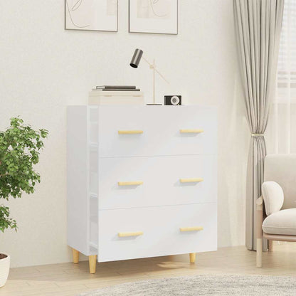 812150 vidaXL Sideboard White 70x34x90 cm Engineered Wood