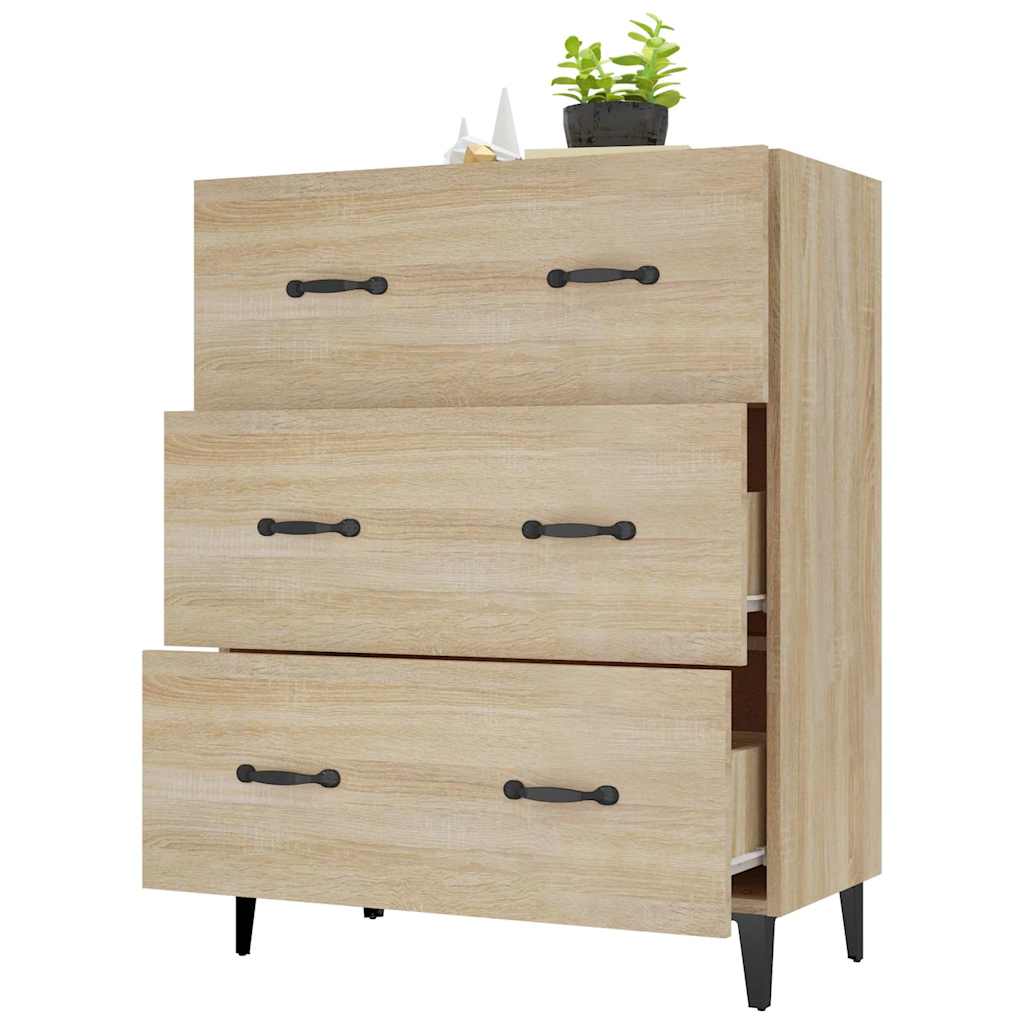 Sideboard Sonoma Oak 69,5x34x90 cm Engineered Wood