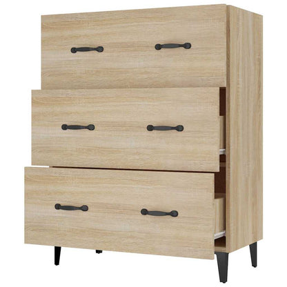 Sideboard Sonoma Oak 69,5x34x90 cm Engineered Wood