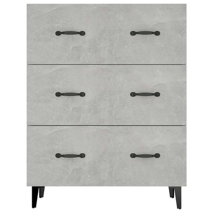 Sideboard Concrete Grey 69,5x34x90 cm Engineered Wood