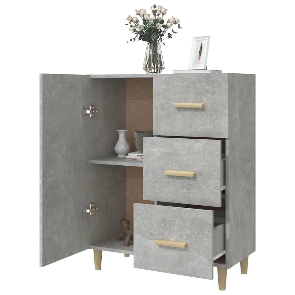 Sideboard Concerte Grey 69,5x34x90 cm Engineered Wood