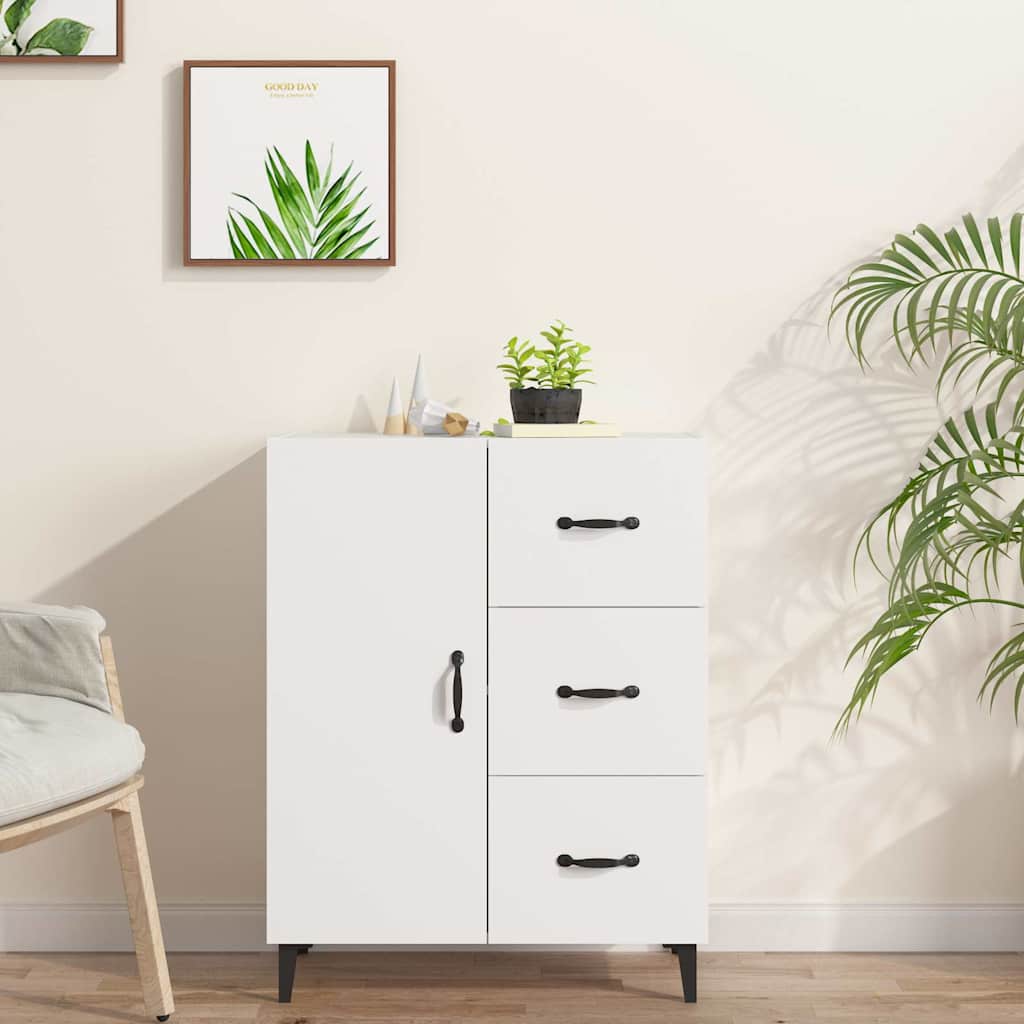 Sideboard White 69,5x34x90 cm Engineered Wood