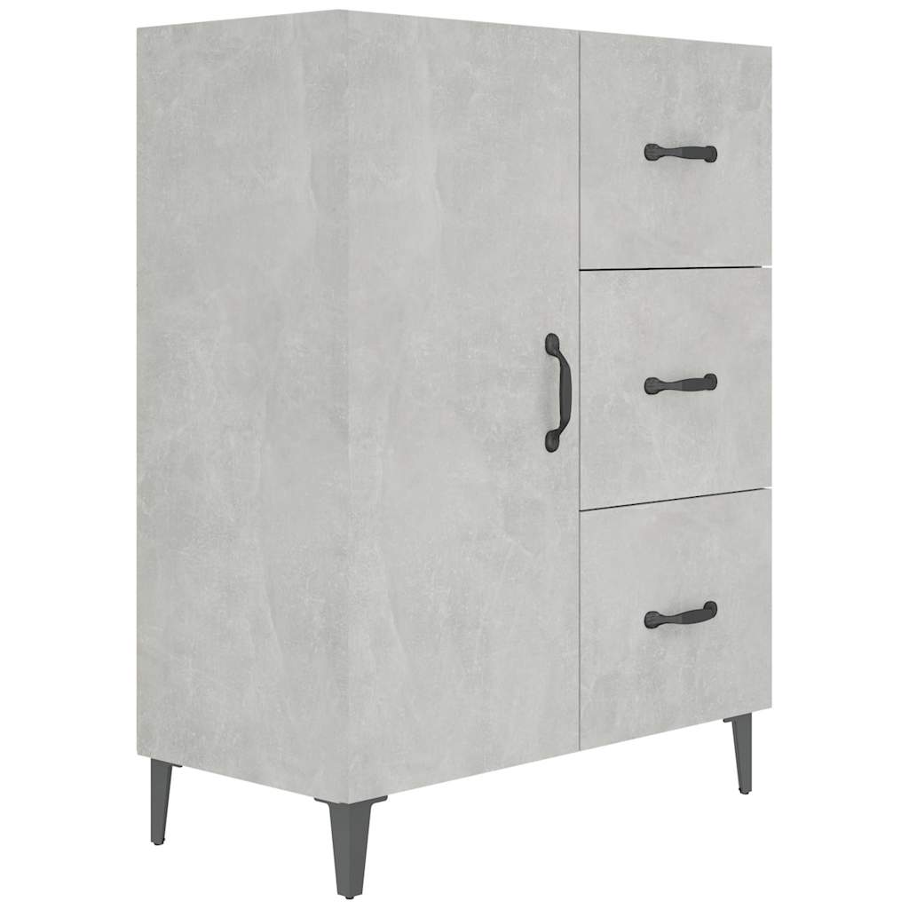Sideboard Concrete Grey 69,5x34x90 cm Engineered Wood