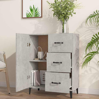 Sideboard Concrete Grey 69,5x34x90 cm Engineered Wood