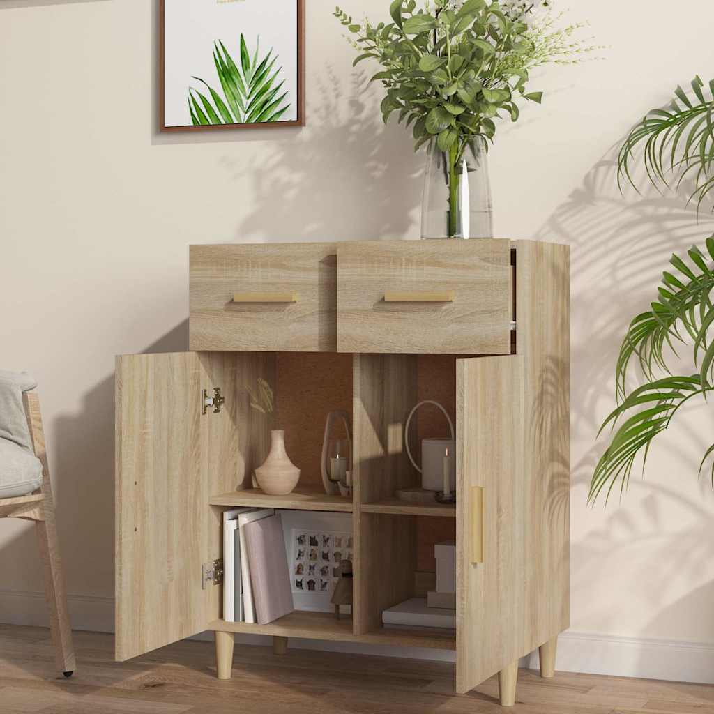 Sideboard Sonoma Oak 69,5x34x89 cm Engineered Wood