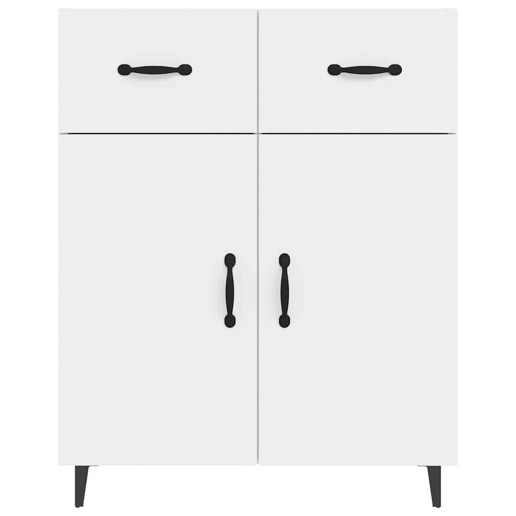 Sideboard White 69,5x34x90 cm Engineered Wood