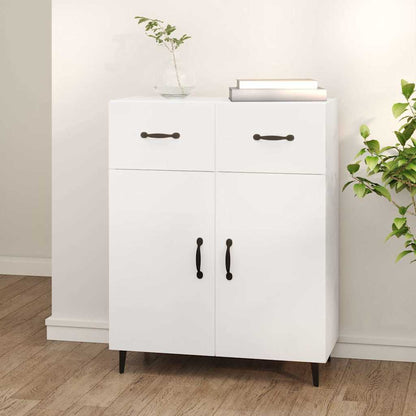 Sideboard White 69,5x34x90 cm Engineered Wood