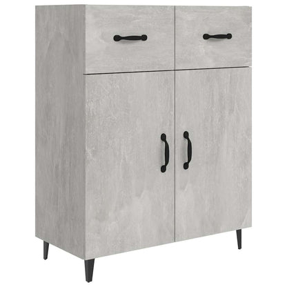 Sideboard Concrete Grey 69,5x34x90 cm Engineered Wood