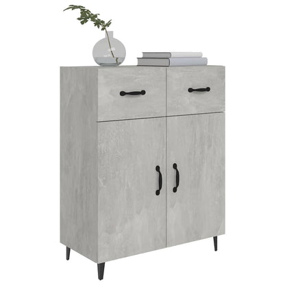 Sideboard Concrete Grey 69,5x34x90 cm Engineered Wood