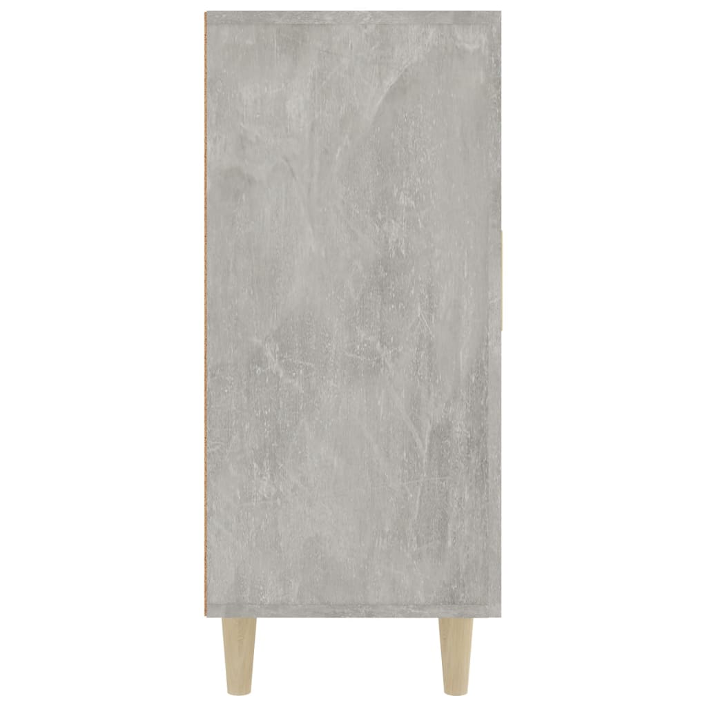 Sideboard Concrete Grey 90x34x80 cm Engineered Wood