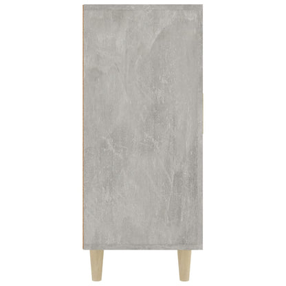 Sideboard Concrete Grey 90x34x80 cm Engineered Wood