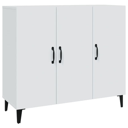 Sideboard White 90x34x80 cm Engineered Wood