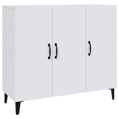 Sideboard White 90x34x80 cm Engineered Wood