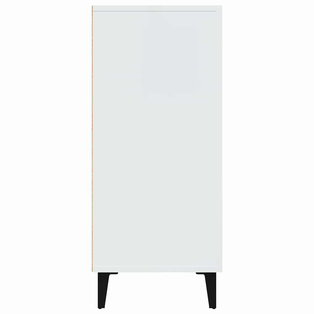 Sideboard White 90x34x80 cm Engineered Wood
