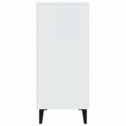 Sideboard White 90x34x80 cm Engineered Wood