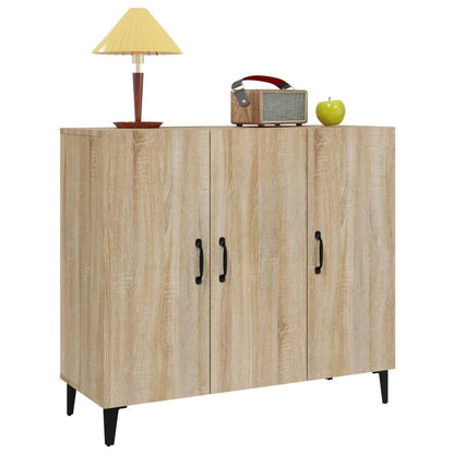 Sideboard Sonoma Oak 90x34x80 cm Engineered Wood