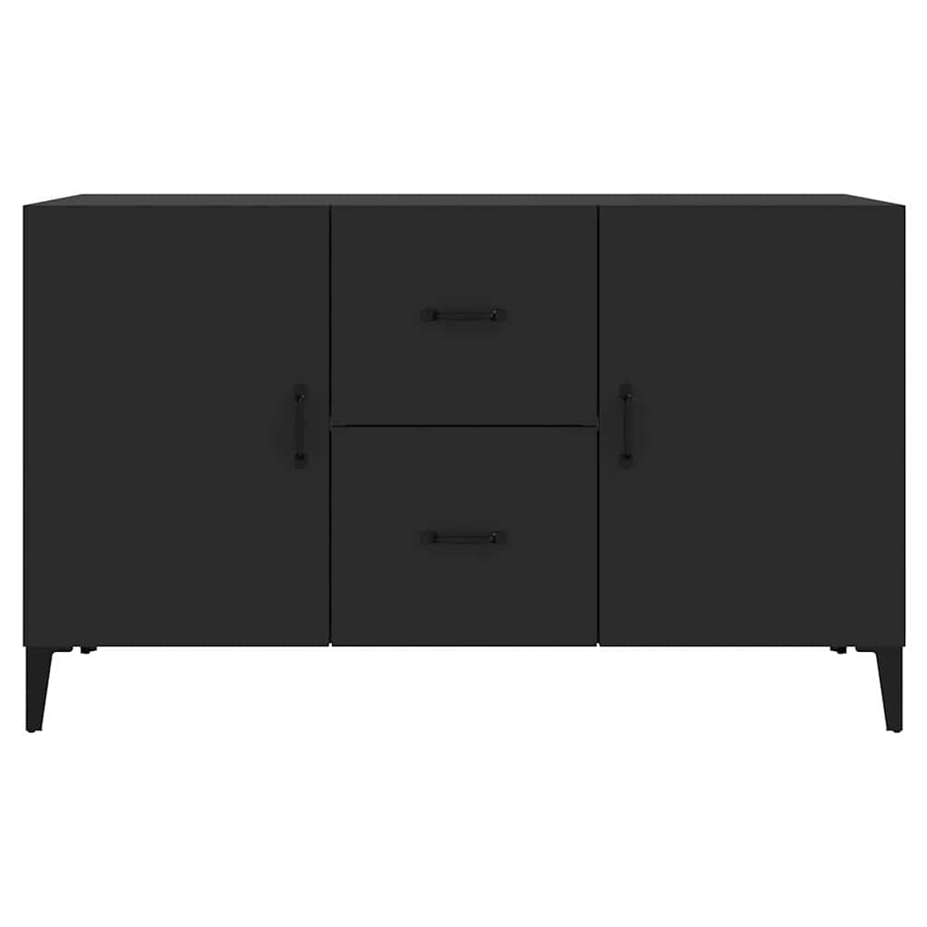 Sideboard Black 100x36x60 cm Engineered Wood