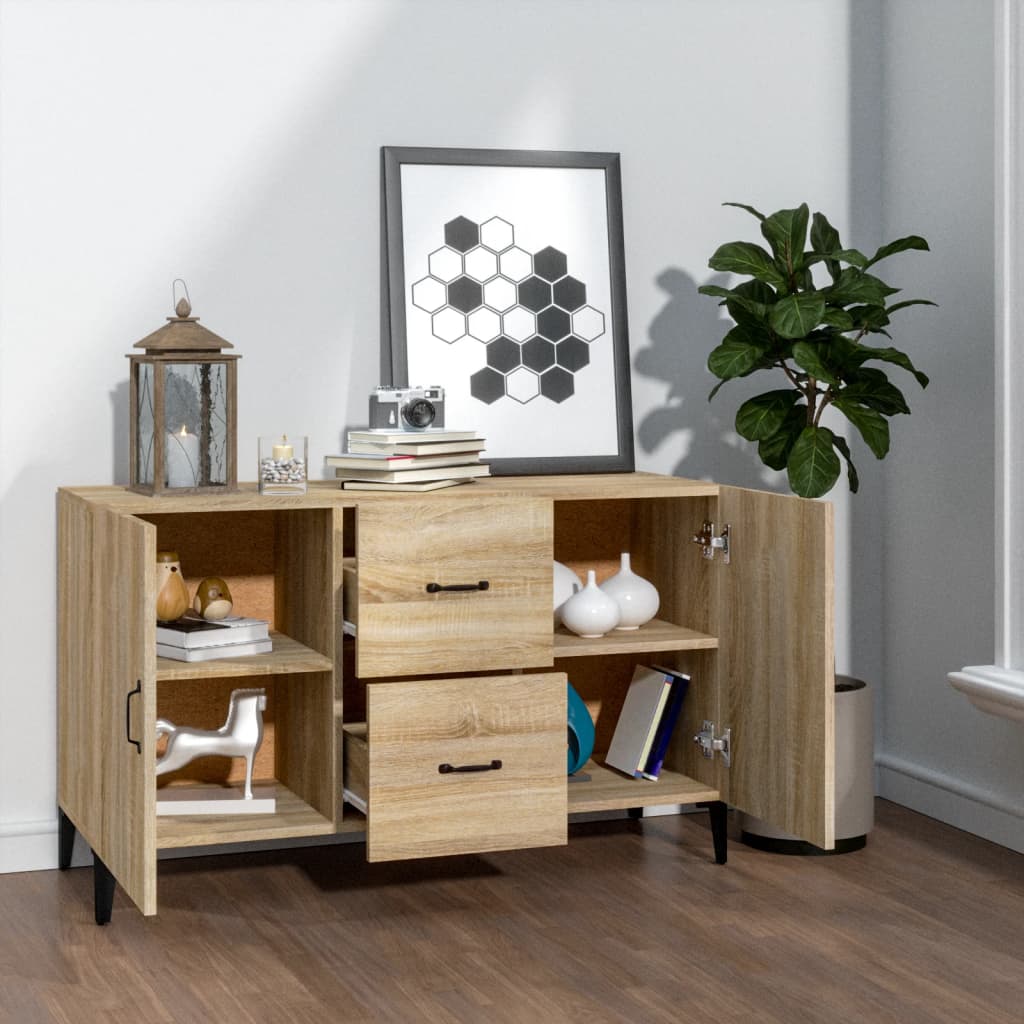 Sideboard | Sonoma oak | Engineered wood | 100 x 36 x 60 cm | Sideboard