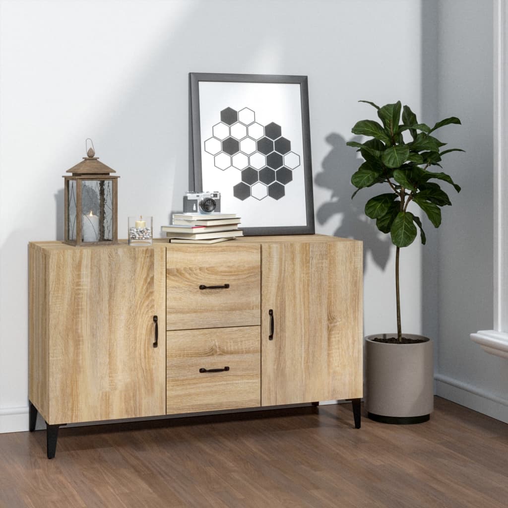 Sideboard | Sonoma oak | Engineered wood | 100 x 36 x 60 cm | Sideboard