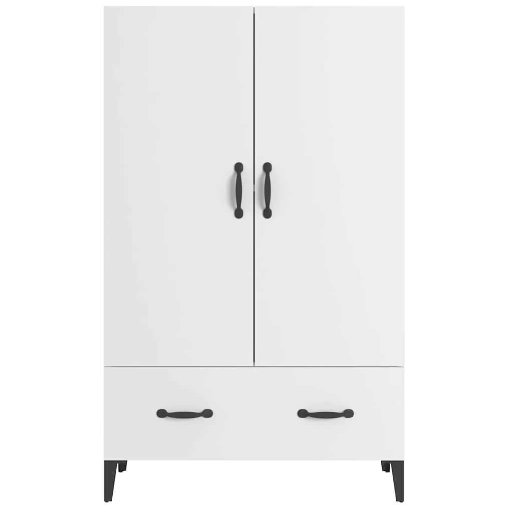 Highboard White 70x31x115 cm Engineered Wood