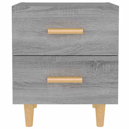 Bed Cabinets 2 pcs Grey Sonoma 40x35x47,5 cm