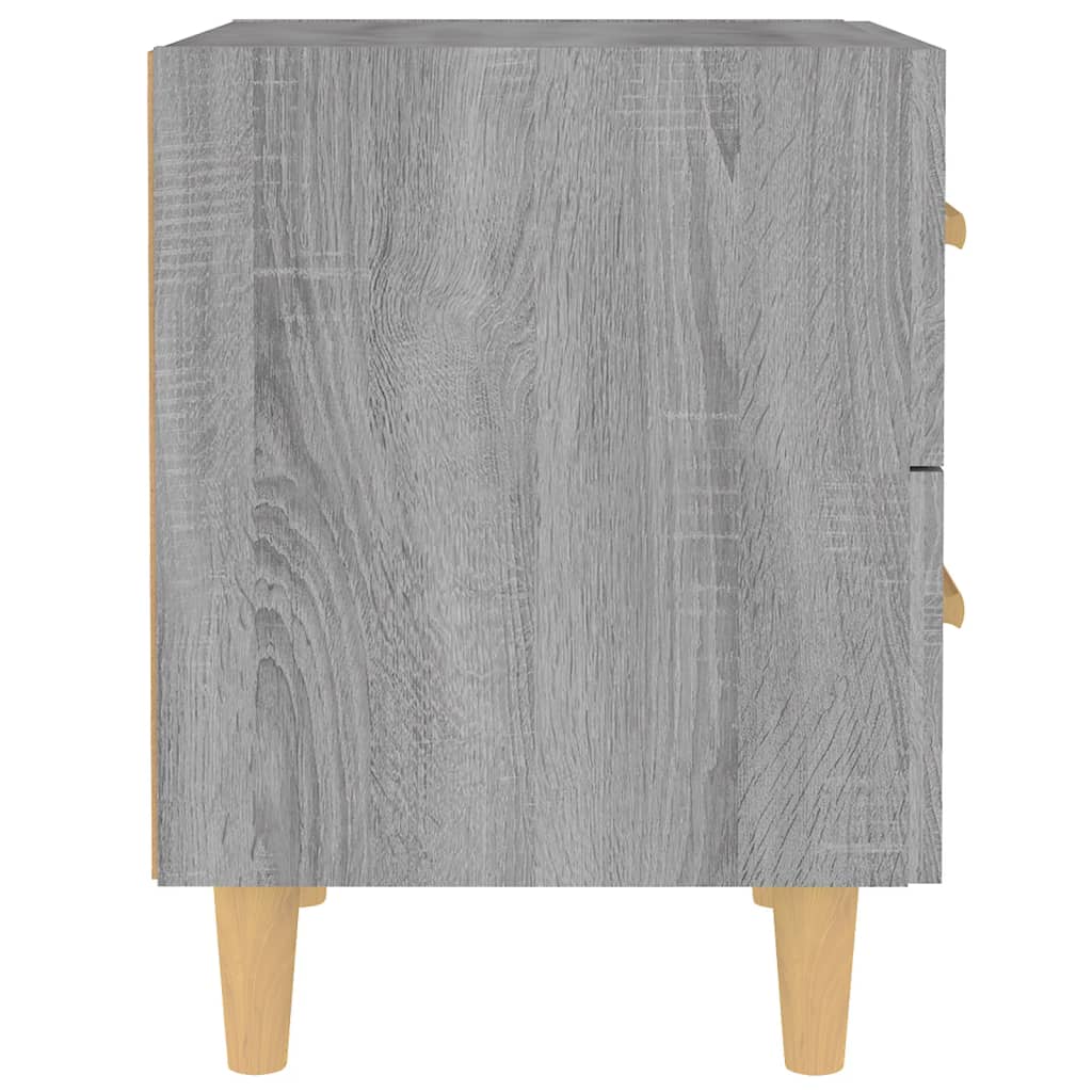 Bed Cabinets 2 pcs Grey Sonoma 40x35x47.5 cm