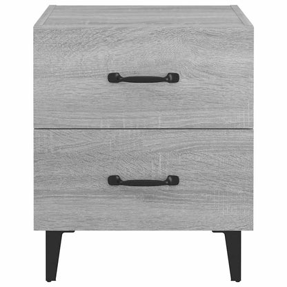 Bedside Cabinets 2 pcs Grey Sonoma 40x35x47,5 cm