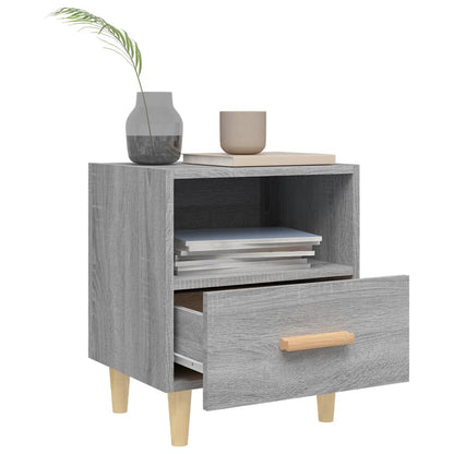 Bedside Cabinet Grey Sonoma 40x35x47 cm