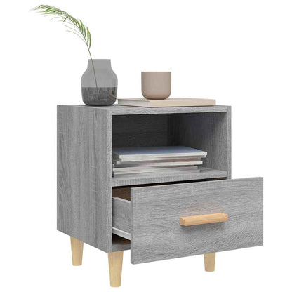 Bedside Cabinets 2 pcs Grey Sonoma 40x35x47 cm