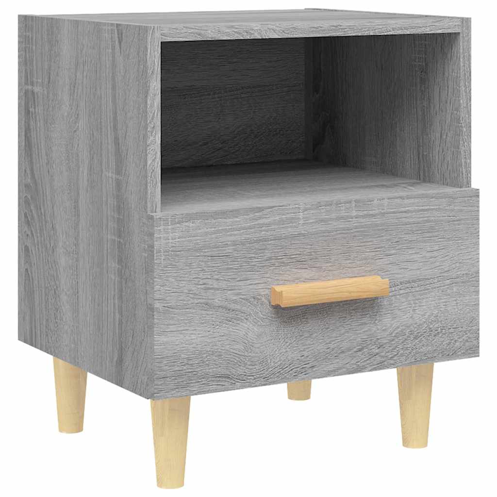Bedside Cabinets 2 pcs Grey Sonoma 40x35x47 cm