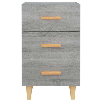 Bedside Cabinet Grey Sonoma 40x40x66 cm Engineered Wood