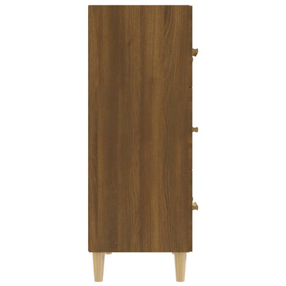 Sideboard Brown Oak 70x34x90 cm Engineered Wood
