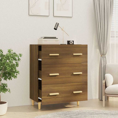 Sideboard Brown Oak 70x34x90 cm Engineered Wood