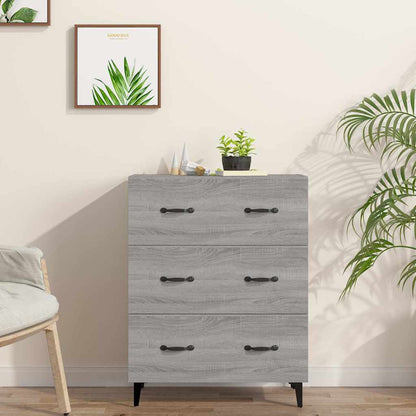Sideboard Grey Sonoma 69,5x34x90 cm Engineered Wood