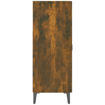 Sideboard Smoked Oak 69.5x34x90 cm Engineered Wood